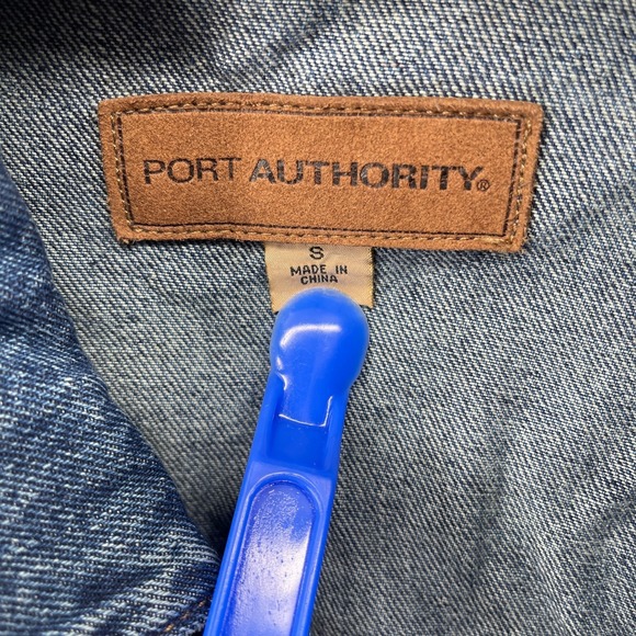 Santana Abraxas Denim Jacket Port Authority Custom Rock Psychedelic Back Print S - Picture 5 of 9